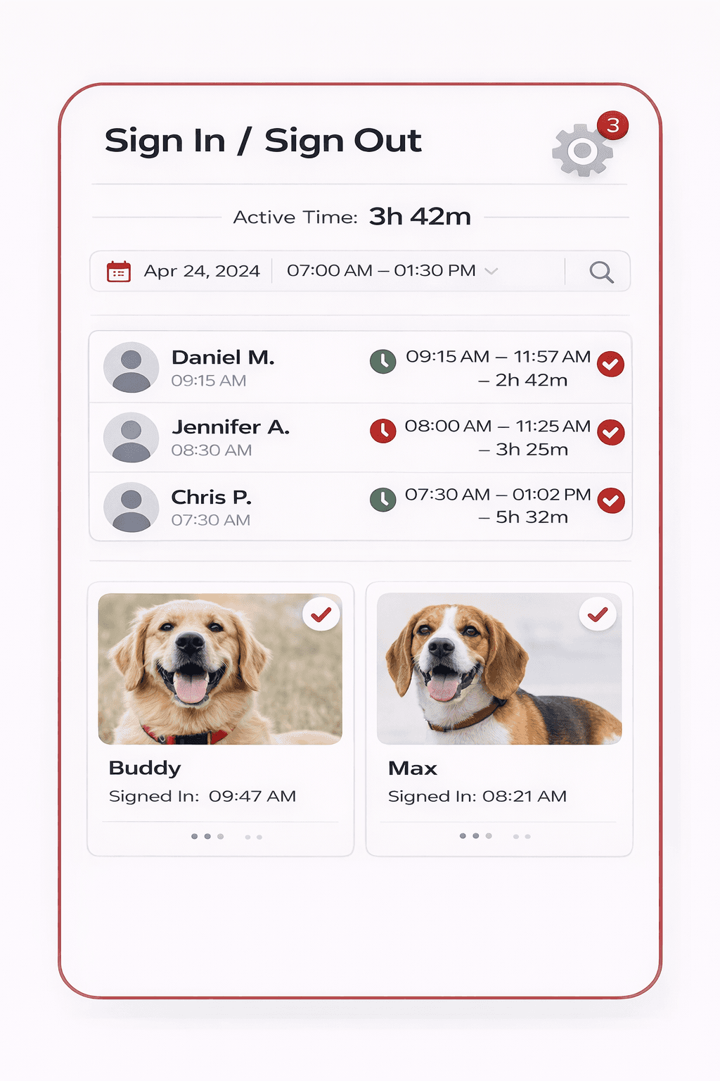 Shelter Sense team and operations data card